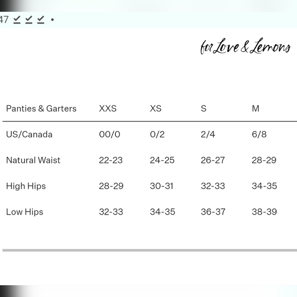 Swirl Eyelet High Waist Cheeky Panty White Pink Ribbon 🎀 FOR LOVE & LEMONS - Picture 7 of 7